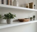 Ver imagem 6 de Kit 2 Prateleiras 80cm x 20cm MDP Suporte Invisível Branco