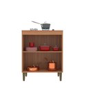 Ver imagem 5 de Balcão para Cozinha Cooktop Cecilia Marrom/Freijó/Off White