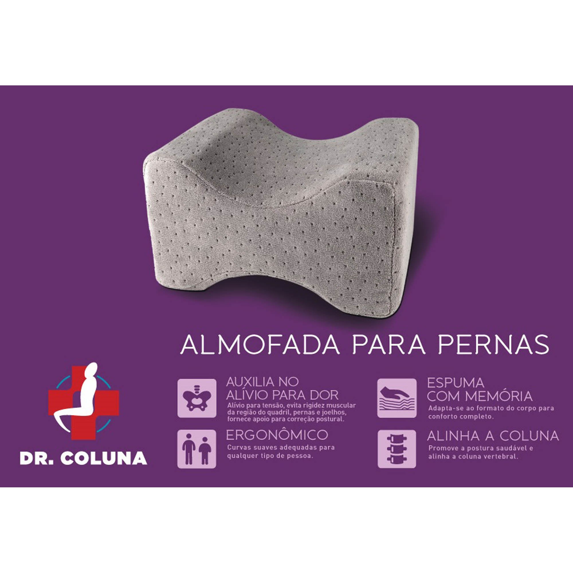 Almofada Viscoelástica Apoio de Pernas Dr. Coluna, Relaxmedic - 3