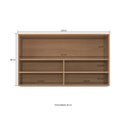 Ver imagem 2 de Armário Aéreo de Cozinha 120 cm 1 Porta Granada Cor Amadeirado Casamia