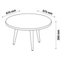 Ver imagem 3 de Mesa de Centro Legs Patrimar Móveis