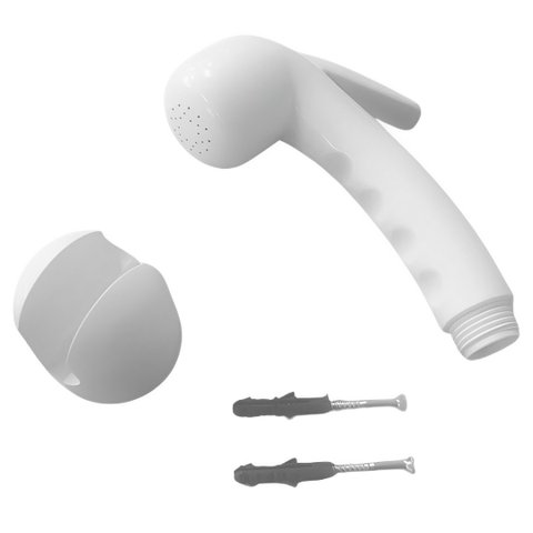 Duchinha Gatilho para Ducha Higiênica Branco com Suporte 1/2" - 2300933