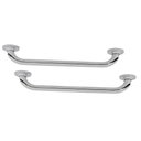 Ver imagem 1 de Barra Alça Apoio 30cm Inox Kit 2 Uni Anti Queda Idoso Gestante Pcd Cadiernate Suporte Evita