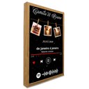 Ver imagem 5 de Quadro Personalizado com Foto e Música Casal em Moldura Caixa Tacolado Papel de Parede Moldura Caixa