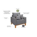 Ver imagem 6 de Conjunto de Sofá Living Beny 2 Lugares com Poltrona Base Madeira Linho