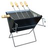 Churrasqueira Maleta Dobrável para Barco e Camping +4espetos - 1
