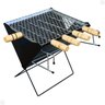 Churrasqueira Maleta Dobrável para Barco e Camping +4espetos - 4