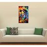 Quadro Pintura Tela Figurativo Cod 4334 - 190cm (A) x 110cm (L) - 5