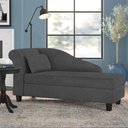 Ver imagem 3 de Recamier Diva França 1,60m Suede Grafite - Inova Decor