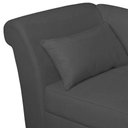 Ver imagem 2 de Recamier Diva França 1,60m Suede Grafite - Inova Decor