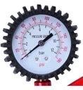 Ver imagem 3 de Pistola Calibradora de Pneus para Carro Moto Bike Compressor:vermelho