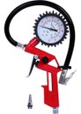 Ver imagem 1 de Pistola Calibradora de Pneus para Carro Moto Bike Compressor:vermelho