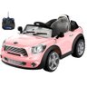 Carro Elétrico Infantil Mini Cooper Conversível Rosa 6V - BelFix - 1