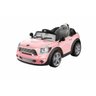 Carro Elétrico Infantil Mini Cooper Conversível Rosa 6V - BelFix - 2