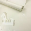 Ver imagem 2 de Papel de Parede Infantil Bege Vinilico Lavável+ Cola para Aplicação - 181107