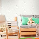 Ver imagem 2 de Papel de Parede Infantil Bege Vinilico Lavável+ Cola para Aplicação