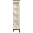 Ver imagem 2 de Cristaleira Remy 1 Porta e 1 Gaveta Cor Off White com Amendoa 180 Cm - 63353