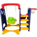 Ver imagem 2 de Playground Infantil 3x1 Escorregador Balanço e Cesta - Importway