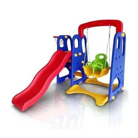 Playground Infantil 3x1 Escorregador Balanço e Cesta - Importway