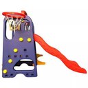 Ver imagem 4 de Playground Infantil 3x1 Escorregador Balanço e Cesta - Importway