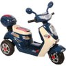 Moto Lambreta Elétrica Infantil 6v Azul / Bege - Belfix - 1