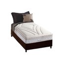Ver imagem 1 de Cama Box Solteiro: Colchão Molas Herval Maxspring American + Base Crc Suede Brown(88x188)