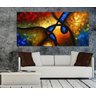 Quadro Pintura Tela Abstrato Moderno Cod 2455 - 80cm (A) x 160cm (L) - 3