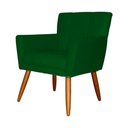 Ver imagem 2 de Poltrona Decorativa Onix Suede Rosa - DS Estofados - Verde