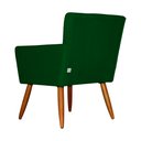 Ver imagem 3 de Poltrona Decorativa Onix Suede Rosa - DS Estofados - Verde