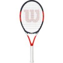 Ver imagem 4 de Raquete de Tênis Wilson Federer Open 103 - Preto e Laranja