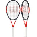 Ver imagem 5 de Raquete de Tênis Wilson Federer Open 103 - Preto e Laranja