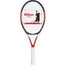 Ver imagem 1 de Raquete de Tênis Wilson Federer Open 103 - Preto e Laranja