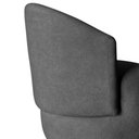 Ver imagem 4 de Kit 2 Poltronas Decorativa Beatriz Orgânica Bouclé Cinza
