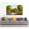 Quadro Pintura Paisagem Óleo Sobre Tela Cod 3007 - 90cm (A) x 150cm (L) - 5