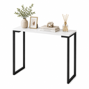 Ver imagem 1 de Aparador Estilo Industrial Slim 75x70 Mesa Decorativa Cantinho do Café Preto com Branco