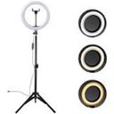 Ver mais imagens de Ring Light Iluminação Portátil com Tripé Filmagem Celular