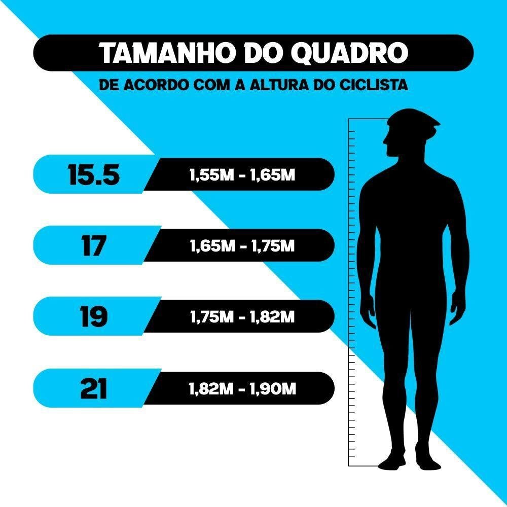 Bicicleta Aro 29 Krw Alumínio Shimano 21 Vel Freio a Disco Suspensão S6 21 Preto-azul e Laranja - 4