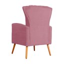 Ver imagem 5 de Kit 02 Poltrona Decorativa Melinda Suede Rosa - Fm