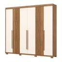 Ver imagem 2 de Guarda-roupa Casal 6 Portas 4 Gavetas Henn Norton
