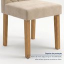 Ver imagem 5 de Conjunto 4 Cadeiras para Sala de Jantar Carol