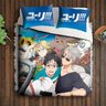 Jogo De Cama Casal Colcha Yuri On Ice Anime Mangá Yuuri - 1