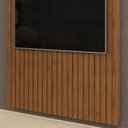 Ver imagem 7 de Painel para Tv 60 Polegadas Ripado 143x240cm Pratisk D04 Freijó - Mpozenato