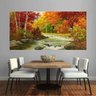 Quadro Pintura Paisagem Óleo Sobre Tela Cod 3004 - 100cm (A) x 200cm (L) - 2