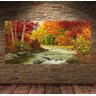 Quadro Pintura Paisagem Óleo Sobre Tela Cod 3004 - 100cm (A) x 200cm (L) - 1