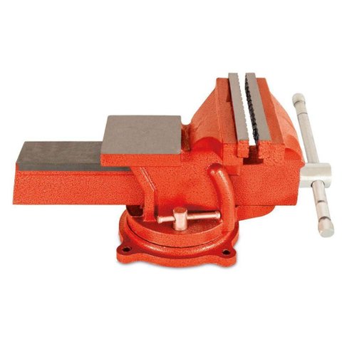 Morsa de Bancada com Base Giratória, Ref.8 - Abertura 168mm - Noll