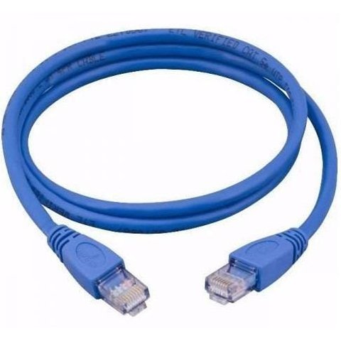 Cabo de Rede Ethernet Lan Rj45 Cat5e Azul 15 Metros
