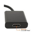 Ver imagem 2 de Adaptador Convesor DisplayPort Para Hdmi Femea