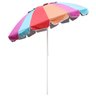 Guarda Sol Ombrelone Central Articulado em Aço 2,20 m Poliester Colorido + Suporte Areia Importway I - 2