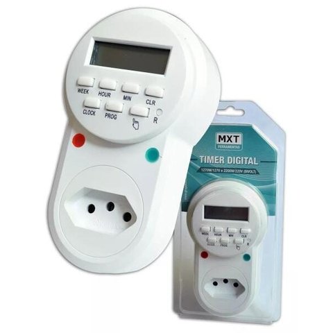 Timer Digital Bivolt Automático Temporizador Programações Liga Desliga