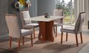 Ver imagem 1 de Sala de Jantar Completa com 4 Cadeiras MDF Laminado 0,90x0,90m - Bella - Art Salas